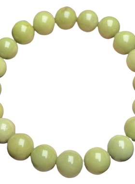 阿拉善牛油果手串抹茶色系男女款