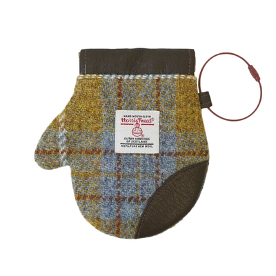 哈里斯粗花呢创意小手套包挂卡包