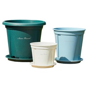 新款花盆加厚青山盆控根盆月季多肉阳台室内创意树脂花盆塑料批发