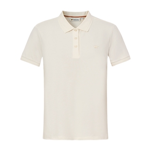 【棉感微弹】GOLDEN BEAR/金熊 夏季撞色短袖T恤POLO衫女款