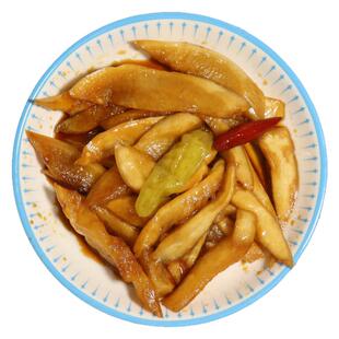 开胃酱香萝卜条下饭酱菜酒店冷盘凉菜萝卜皮泡菜拌饭拌面脆爽萝卜