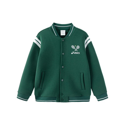 亚瑟士童装儿童棒球服春季男女童休闲网球运动舒适保暖防风外套
