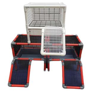 晒台乌龟产蛋池草龟防越狱晒背台自制爬坡台乌龟苔藓龟缸岛网格