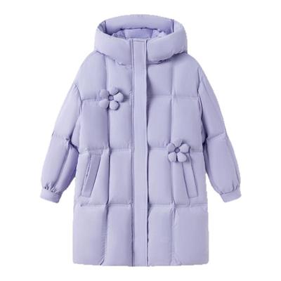 巴拉巴拉儿童长款羽绒服