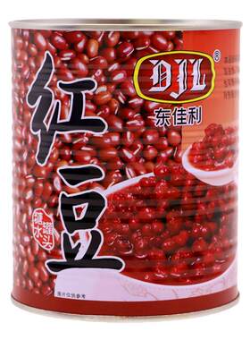 东佳利红豆糖水罐头930g免煮烘焙