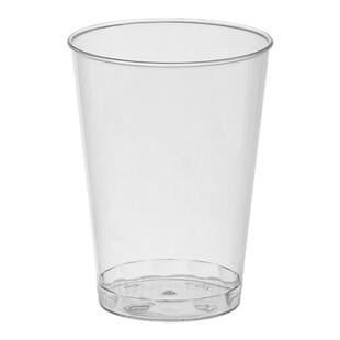 加厚硬质航空杯一次性杯子食品级透明塑料杯饮水太空杯耐高温茶杯