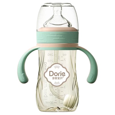 多吉宝贝PPSU奶瓶祥瑞轻松助溶防胀气防呛宽口径180ml240ML300ML