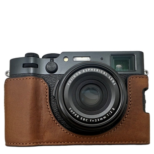 富士XT5真皮保护套XT30一二三代相机包XT50XS20XM5X100Vi皮套肩带