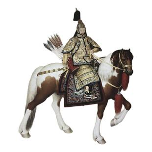 郎世宁 乾隆大阅图 宣纸绢布装饰画高清艺术微喷字画装裱挂轴