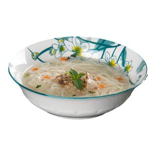 陶瓷面碗汤碗大号家用2026新款水仙花釉下彩大碗7寸面条碗泡面碗