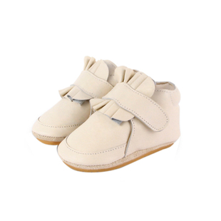 5折 老款清仓 荷兰Donsje新款婴幼儿学步鞋 花边魔术贴加绒冬靴