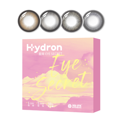 海昌三明治美瞳日抛10片狗狗眼隐形眼镜带度数次抛正品官方旗舰店