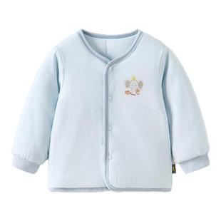 童泰宝宝上衣秋冬季纯棉夹棉婴儿衣服儿童内衣男童女童对开棉衣