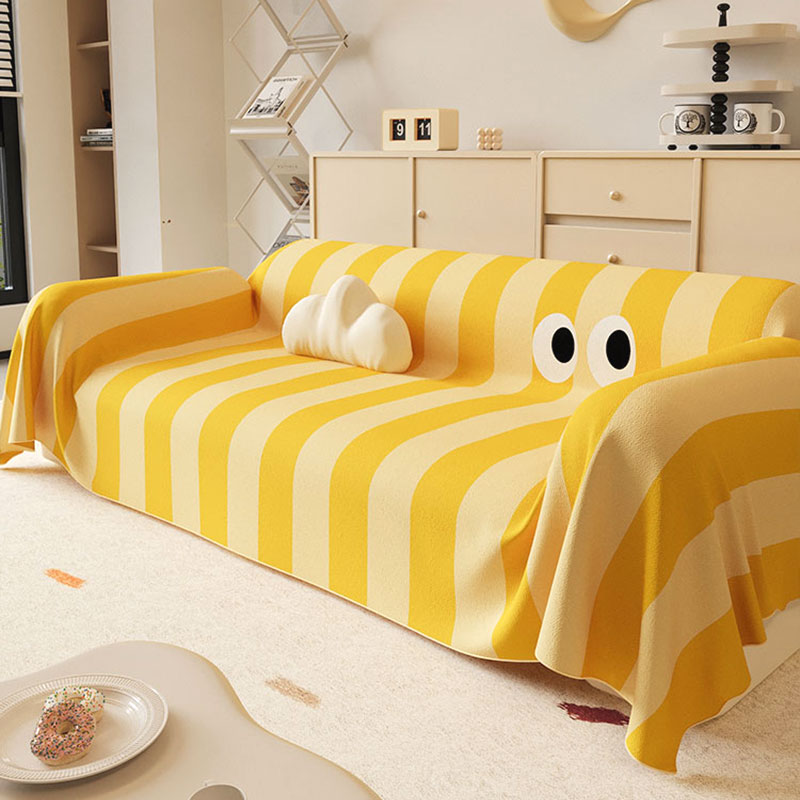 2024年流行新款沙发巾沙发盖布四季通用沙发套罩一整张全盖沙发垫