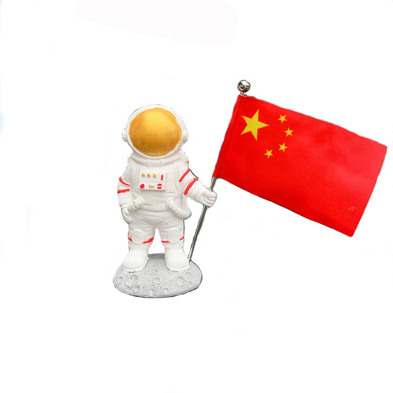 新款国旗香薰摆件高级汽车中控台