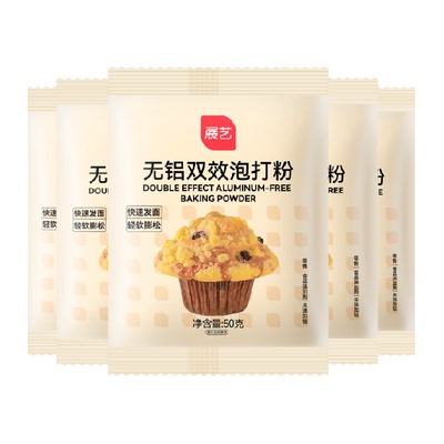 展艺无铝双效泡打粉发面蓬松