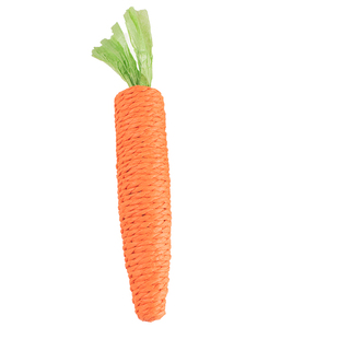 批发猫咪玩具胡萝卜耐咬小猫磨牙棒响声解闷幼猫自嗨啃咬逗猫棒