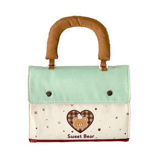 三年二班 甜心孕检册便携式手提孕检包收纳袋a4产检报告单马宝宝检查单怀孕记录册高颜值档案册孕妇初期用品