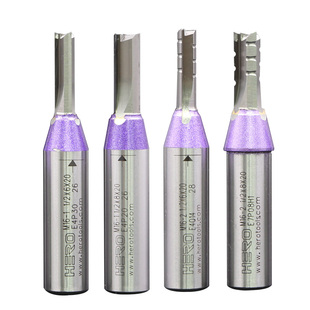 豪锐三刃开料刀雕刻机铣刀修边开槽刀木工专用TCT数控合金刀具