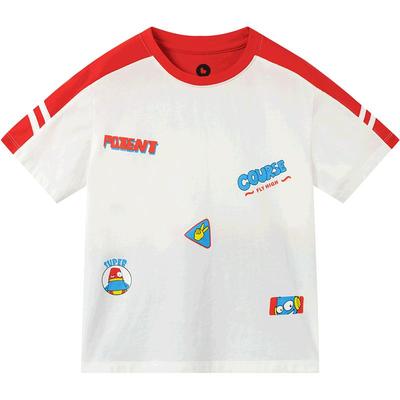 mqd童装男女童短袖t恤运动透气奥