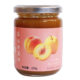 新疆杏子果酱面包桃子无花果西梅酱0添加罐装酸奶粽英吉沙黄杏酱