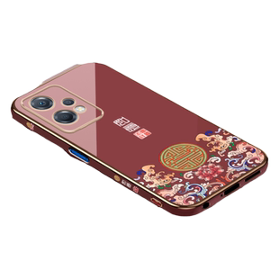 oppok10x手机壳故宫限量版中国风0PP0简约女新款k10x电镀直边硅胶PGGM10手机套OPPO K10x全包超薄防摔5G软壳