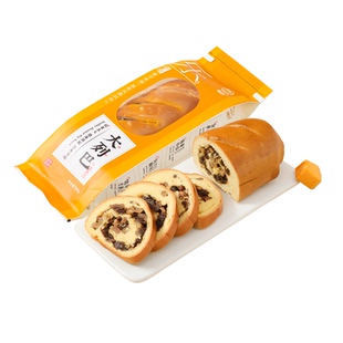 雅觅金瓜提子大列巴500g全麦坚果粗粮营养面包早餐代餐饱腹顶饿