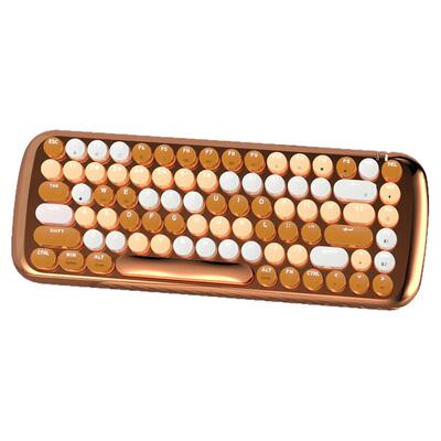 摩天手红轴三模发光充电机械键盘