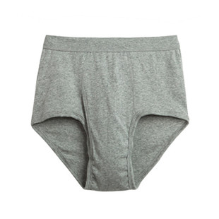 3条装三枪内裤男士纯棉高腰罗纹弹力透气三角裤女士宽松短裤40668