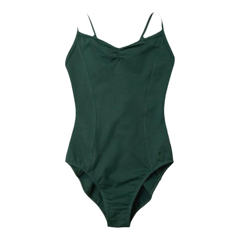 三沙体服舞蹈连体服高胯吊带露背