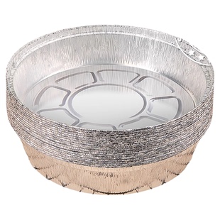 空气炸锅专用锡纸盘食品级家用加厚烧烤箱烘培锡箔盒重复用锡纸碗