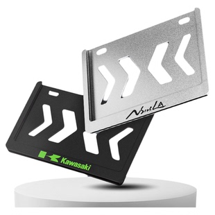 摩托车后牌照架框车号拍排牌框防震机车铝合金雅马哈踏板本田适用