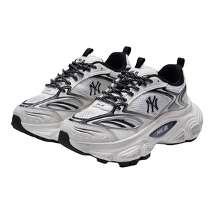 MLB老爹鞋26春季新款男女NY复古做旧情侣厚底运动休闲鞋3ASHWC36N