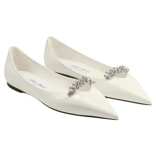 [双11抢先购]JIMMY CHOO/LYNDA BALLERINA水晶芭蕾平底鞋