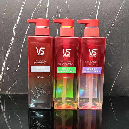 VS沙宣洗发水轻润裸感瓶无硅油正品蓬松头发控油去油去屑清爽500m
