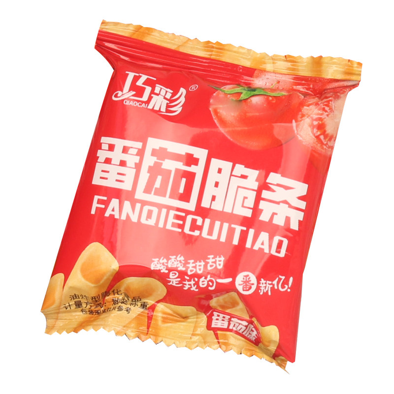 番茄味薯片空心薯条独立小包装办公室小零食追剧零食解馋膨化食品