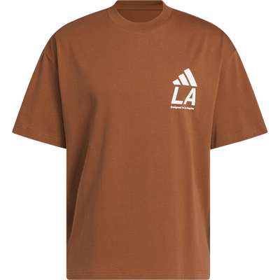 阿迪达斯男女复古宽松透气短袖