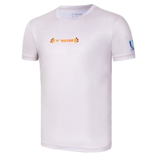 VICTOR/威克多胜利羽毛球服T-CO2505NL中国公开赛奶龙联名短袖T恤