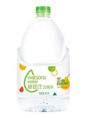 送货上楼屈臣氏蒸馏水4.5L*8桶