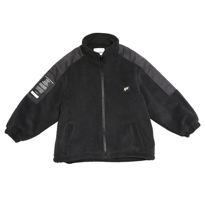 布芮欧摇粒绒外套儿童夹棉拉链衫