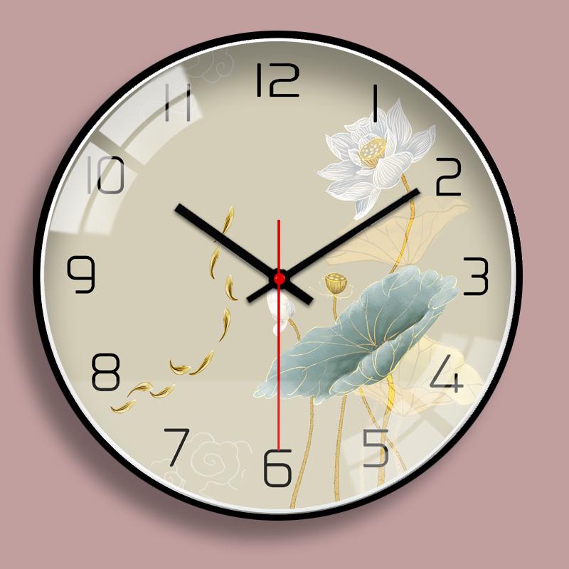 钟表挂钟客厅家用时尚新款静音时钟创意现代简约挂表石英钟壁钟墙