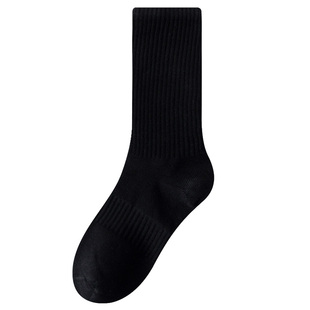 搭配鲨鱼裤的袜子女纯棉中筒彩色外穿运动袜ins潮春秋薄款长筒袜