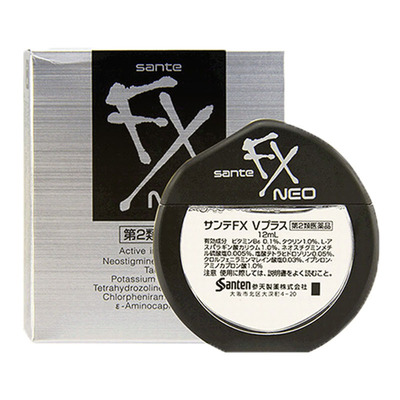 日本参天FX NEO银/金瓶眼药水滴眼液正品进口缓解眼疲劳12ml消炎