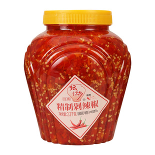 坛坛乡精制剁辣椒1.15kg/2.3kg辣椒酱拌饭酱剁辣椒鱼头香辣剁椒酱