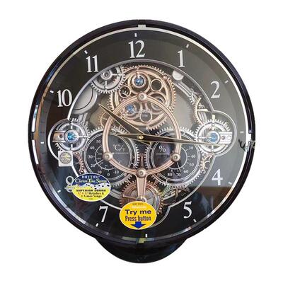 RHYTHM正品日本客厅音乐光控挂钟