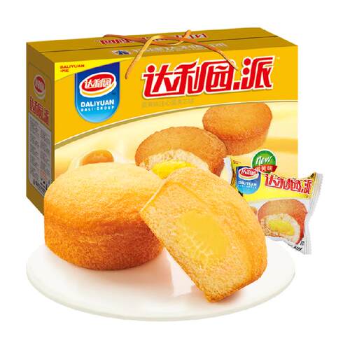 达利园糕点注心蛋黄派整箱休闲零食营养早餐蛋糕夹心吐司独立小包