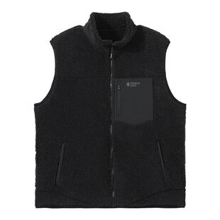 拓路者摇粒绒马甲外套男春秋新款户外休闲加厚保暖无袖抓绒衣外套