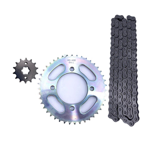 适用铃木摩托车悦酷GZ150-A电喷太子GZ150-E牙盘链轮链条原装套链