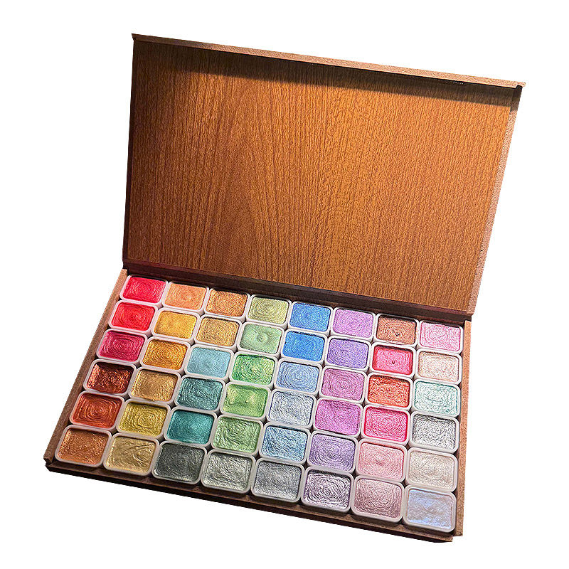 空墨坊珠光水彩颜料套装120色