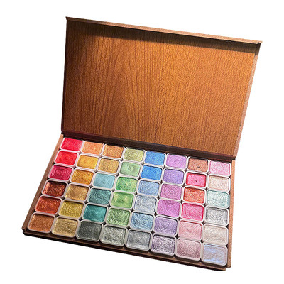 空墨坊珠光水彩颜料套装120色